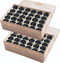AARAINBOW 2 Packs Underwear Socks Ties Storage Organizer with Lids