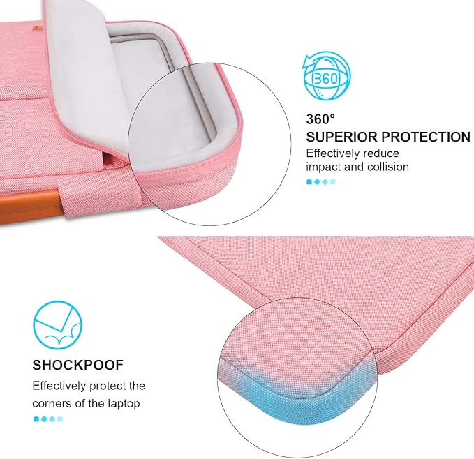 Lacdo 360° Protective Laptop Sleeve Case - Image 3