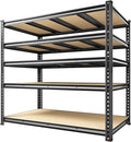 55.1" W Garage Shelves 2230LBS Storage Shelves, 5 Tier Adjustable Metal Shelving by Unknown