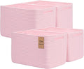 Storage Baskets for Organizing, 4 Pack Storage Baskets for Shelves, Woven by Degeyoyo