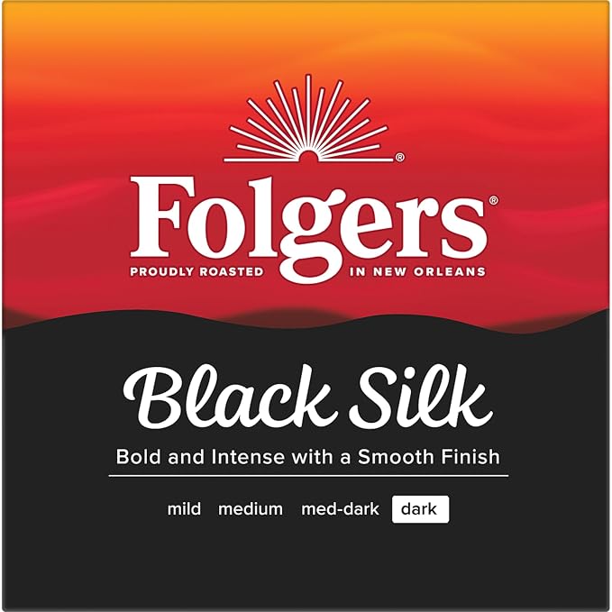 Folgers Black Silk Coffee, Dark Roast, Keurig K-Cup Pods - Image 6