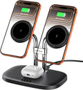 SwanScout Wireless Charger for iPhone Air/17, SwanScout 706M, Dual Magnetic by SwanScout