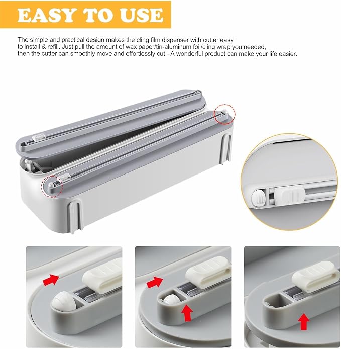 Magnetic Plastic Wrap Dispenser - Image 5