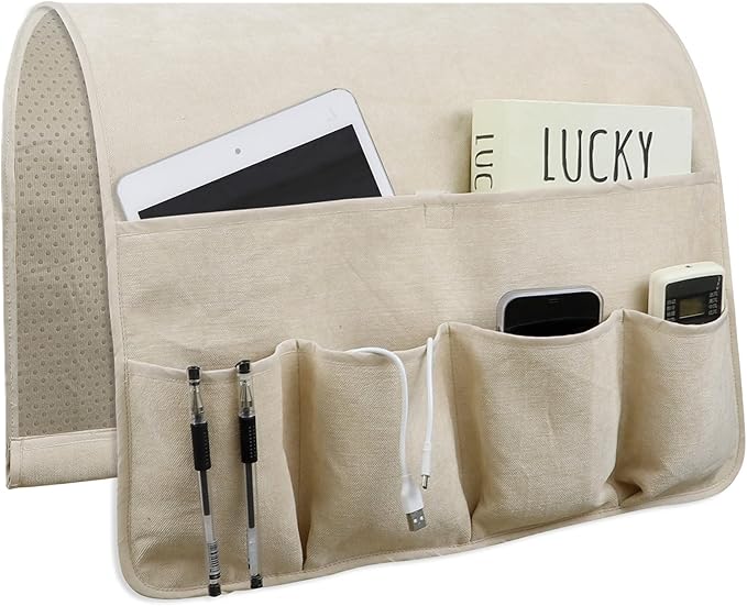 NB Sofa Armrest Organize remote holder bedside caddy organizer by Unknown