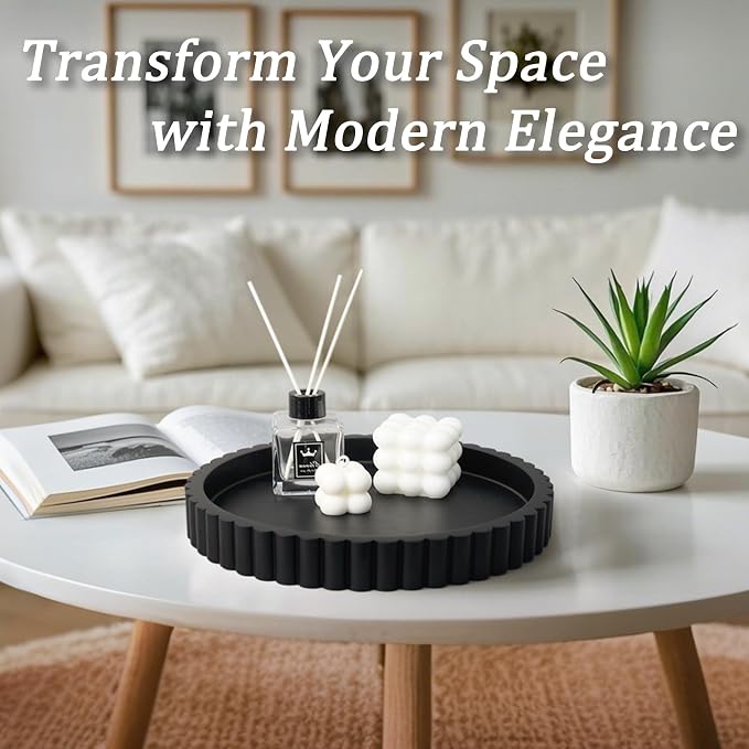 Decorative Coffee Table Tray, Modern Organizer - Image 2