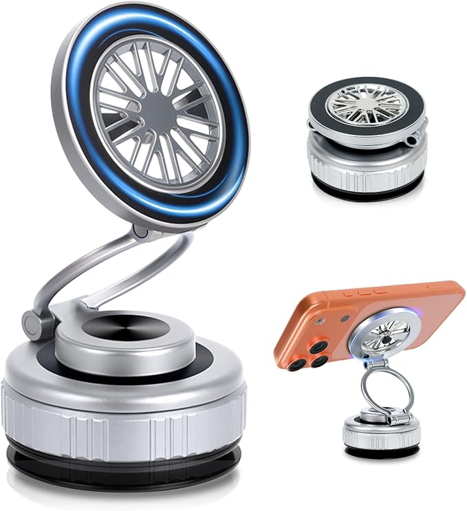 2026 Upgraded 360° Nano Gel Vacuum Magnetic Car Phone Holder, Reinforced Ultra by Corlagoon