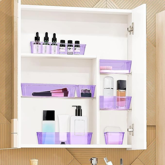 16 PCS Drawer Organizer Set, 5 Varied Size Bathroom and kitchen Drawer cabinet - Image 6