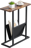 Narrow Side Table for Small Spaces, Small End Table by Yusong