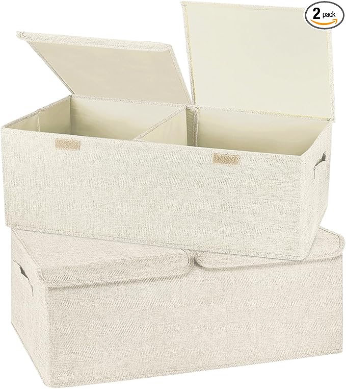 2 Pack Large Storage Boxes by Unknown