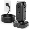Dual PD 20W Power Strip Tower, TenTrend Surge Protector Power Strip by TenTrend