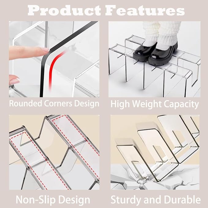 Clear Acrylic File Organizer, Purse Organizer, File Sorter Desktop File Folder - Image 8