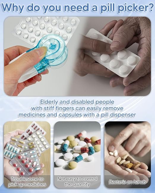 Monthly Pill Organizer 2 Times a Day, FRIWOLE Medicine Box - Image 3