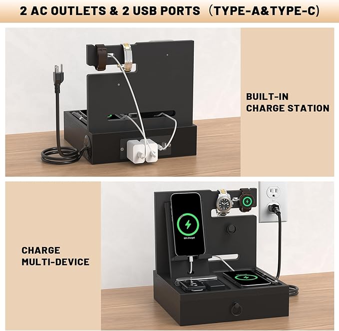 Wood Phone Docking Station - Image 2