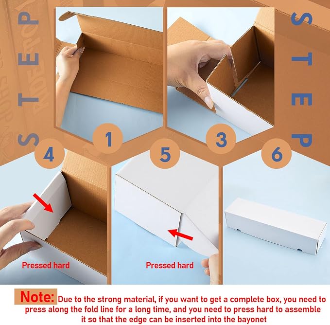 Sepamoon 6 Pack 800 Count Trading Card Storage Box Trading Organizer Game Sport - Image 3
