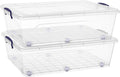 Superio Storage Bins with Lids, Stackable Totes, BPA Free, Odor Free, Organizer by Superio