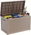 230 Gallon Waterproof Outdoor Storage Box, UV Resistant Resin Deck Box by KFY