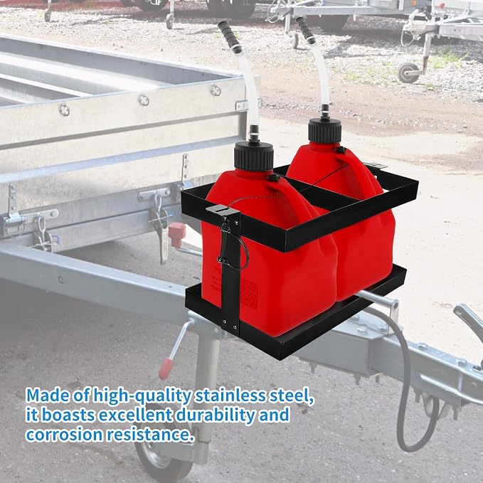 Fuel Jug Holder: Mineye Stainless Steel Gas Can Holder - Image 3