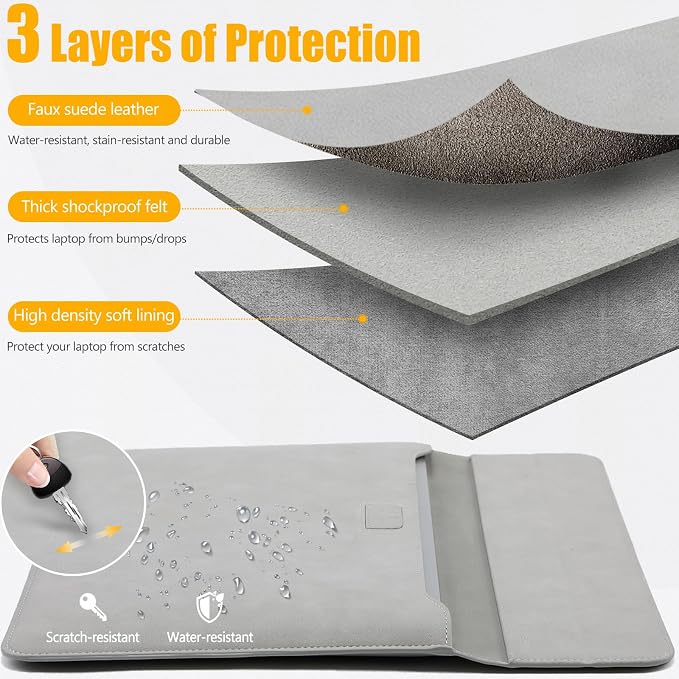 HYZUO 13 Inch Laptop Sleeve Case - Image 3