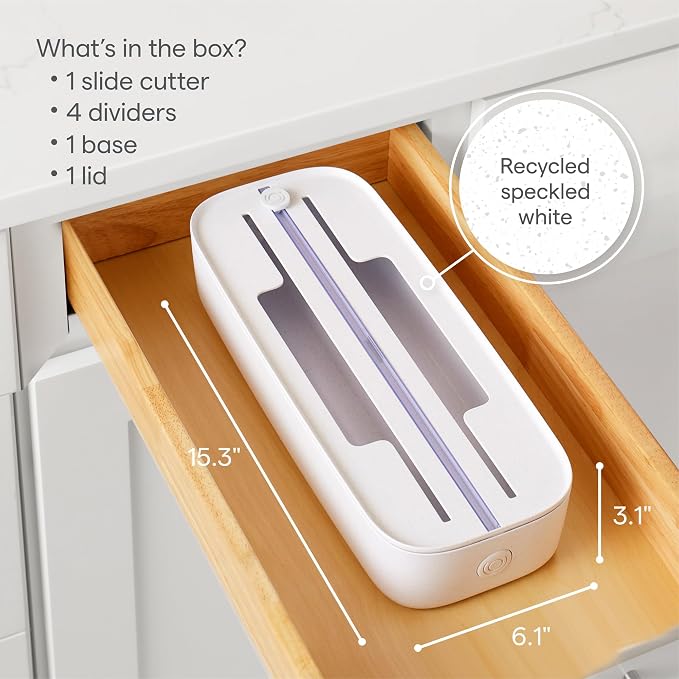 YouCopia StoraRoll Wrap Dispenser 2-in-1, Drawer Organizer - Image 5
