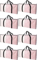 Extra Large Moving Bags with Zippers & Carrying Handles, Heavy-Duty Storage Tote by PANDA+JOYS