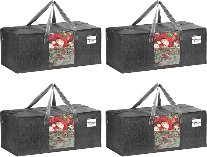 VENO 4 Pack Moving Bags Extra Large Storage Bags by Veno