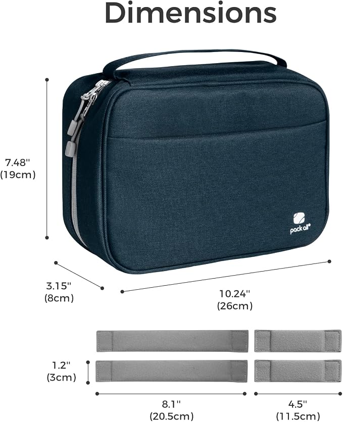 pack all Electronic Organizer Plus, Larger Capcity Cable Organizer Bag - Image 6