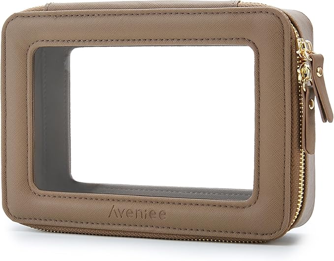 Aveniee Clear Makeup Bag Organizer, Travel Toiletry Bag Cosmetic Case by Aveniee