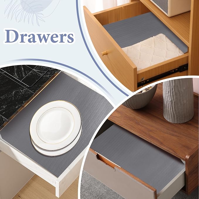 Drawer and Shelf Liner for Kitchen Cabinet: 23 in X 30 Ft Non Slip Waterproof - Image 5