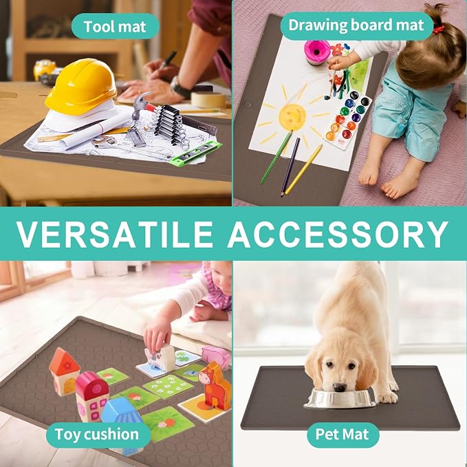 Under Sink Mat for Kitchen, Silicone Waterproof Liner - Image 5