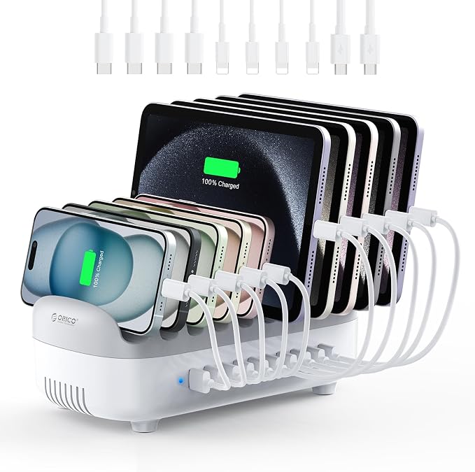 ORICO Multi USB Charging Station, 120W Charging Docking Organizer by ORICO
