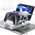 320W Charging Station for Multiple Devices, Zobirez 10-Port USB C Fast Charger by Zobirez