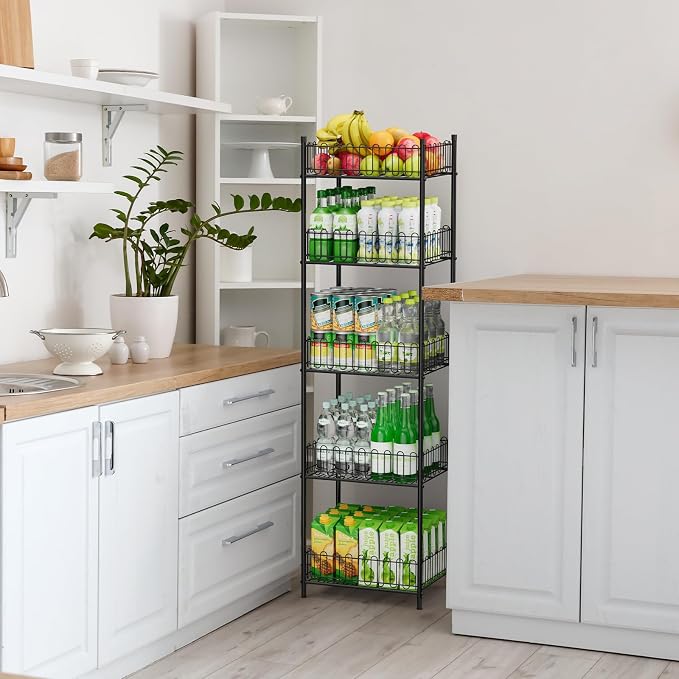 OYEAL Soda Can Organizer for Pantry 5 Tier Water Bottle Organizer Holder for - Image 4