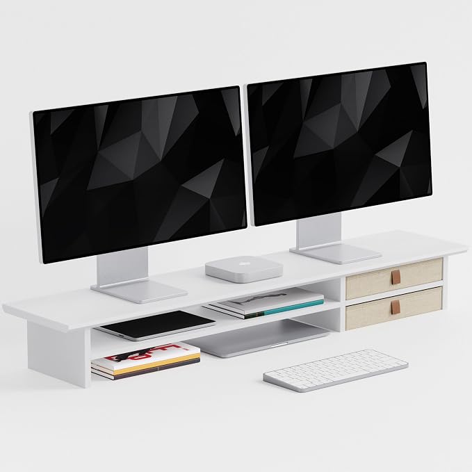 Dual‑Tier Monitor Stand Riser by FENSULN