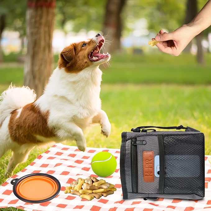 Dog Treat Training Pouch Easily Carries Pet Toys Kibble, Treats Built-in Poop - Image 3