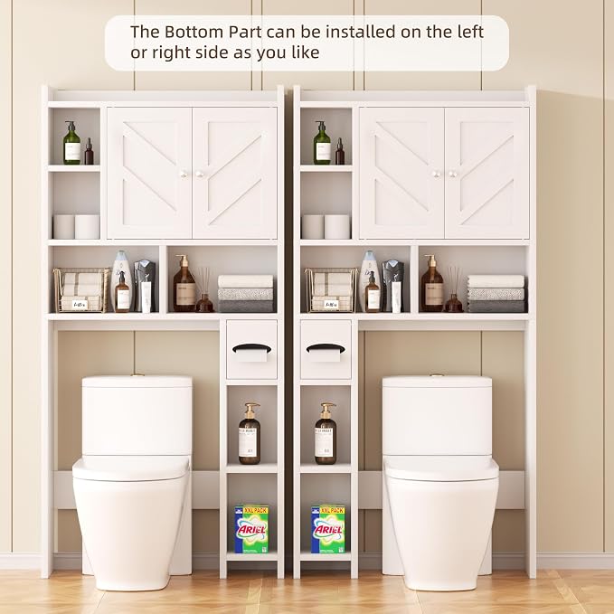 Shintenchi Over The Toilet Storage Cabinet, Bathroom Storage Cabient - Image 4
