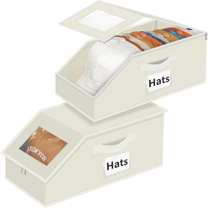 Hat Organizer for Baseball Caps by Aokeyee