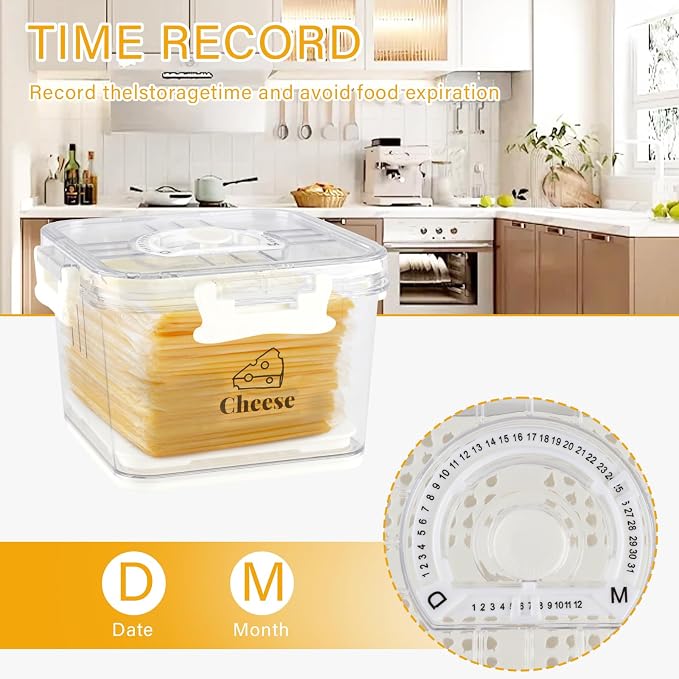 Cheese Container for Refrigerator, Cheese Keeper - Image 4