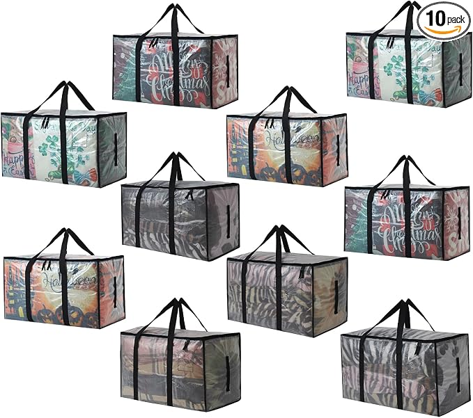 Heavy Duty 93L Stackable Storage Bins by Unknown