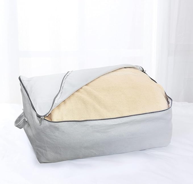 Omygarden Ultra Thick Fabric Clothes Canvas Storage Bag Foldable Closet - Image 6