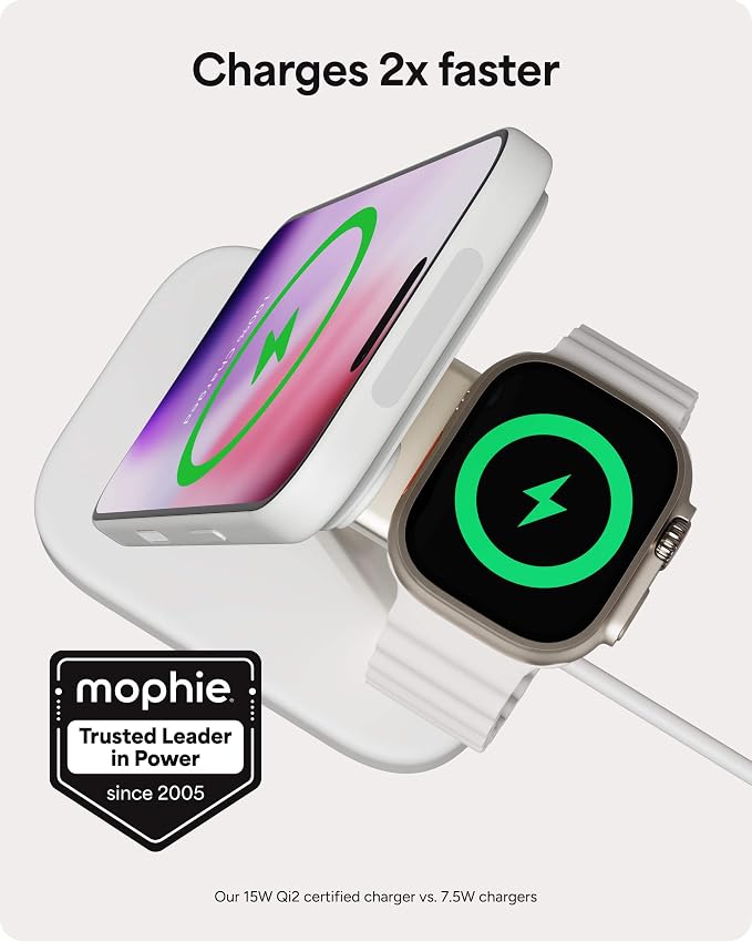 Mophie 2-in-1 Wireless Charging Stand - Image 2
