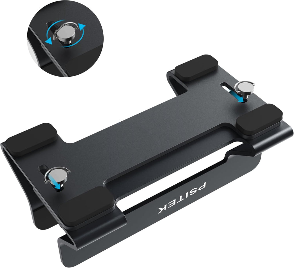 Aluminum Vertical Laptop Stand Dock Holder, Adjustable Slot Width