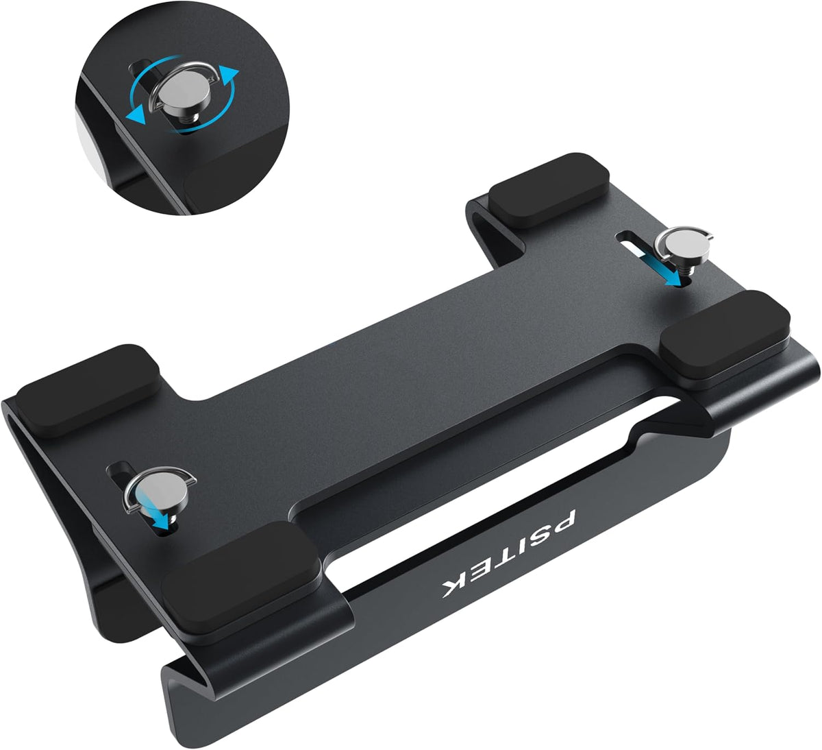 Aluminum Vertical Laptop Stand Dock Holder, Adjustable Slot Width