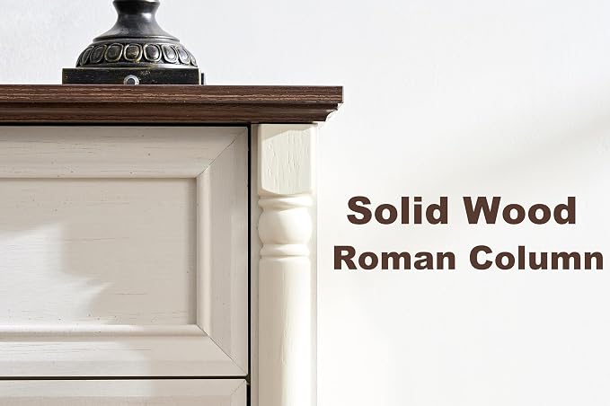 Farmhouse 5 Drawer Dresser - Image 5