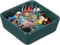 PATIKIL Square Paper Clip Holders, Ceramic Bowl Dish Clip Dispenser Organizer by PATIKIL