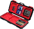 Vidpro Super Rugged Memory Card Case Holds 3 XQD, 3 CF, 12 SD & 6 MicroSD by Vidpro