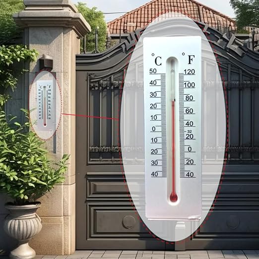 Hidden Key Outdoor Thermometer Decorative Key Hider Discreet Small Storage Box - Image 7