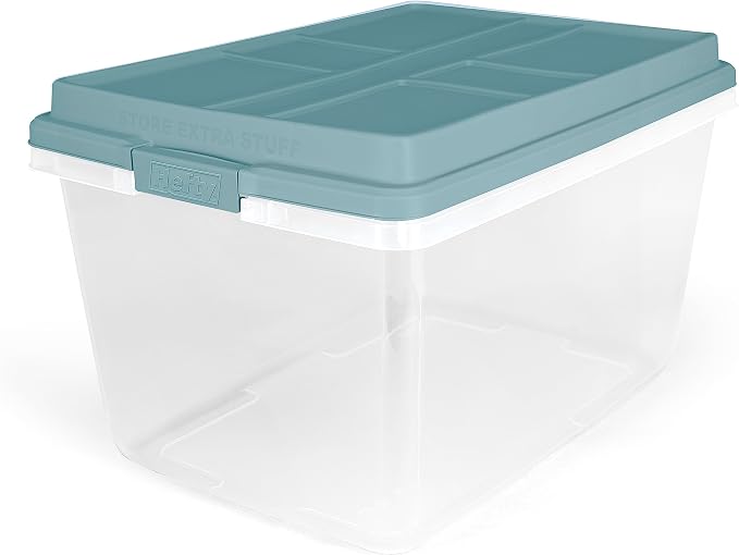 Hefty HI-RISE 72 Qt Large Plastic Storage Bins - Image 8