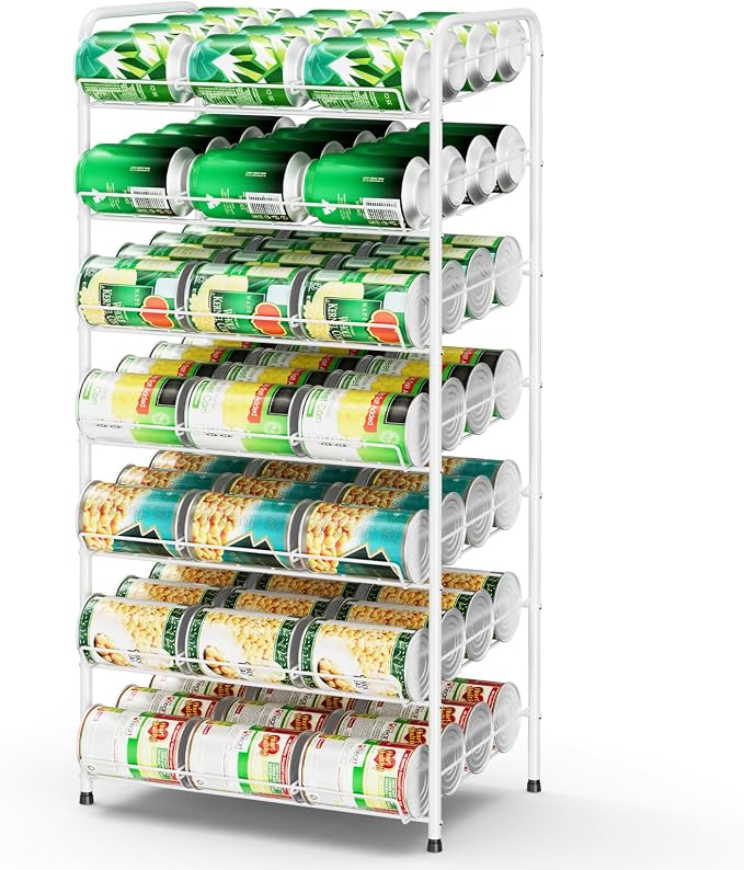 Vrisa Can Organizer for Pantry 7 Tier Canned Food Organizer Can Storage Rack by Vrisa