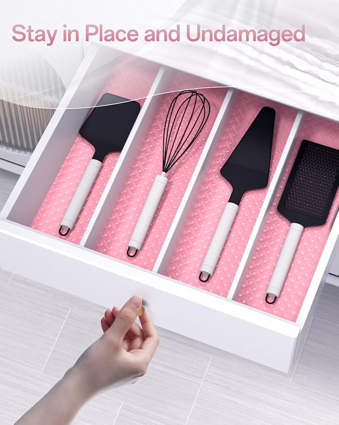 Shelf and Drawer Liner for Kitchen Cabinet, Non-Adhesive 24in x 360in - Image 8