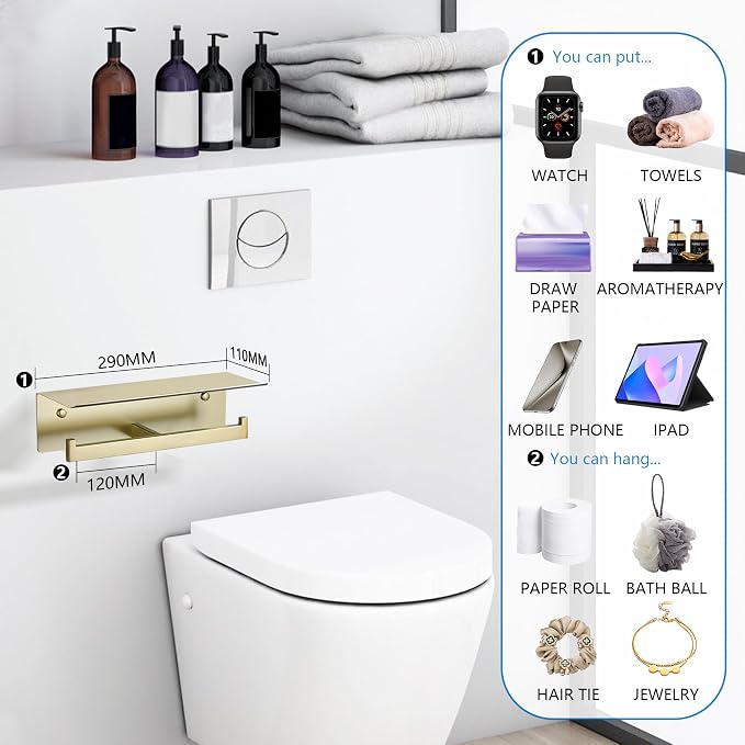 LANC Double Toilet Paper Holder - Image 5